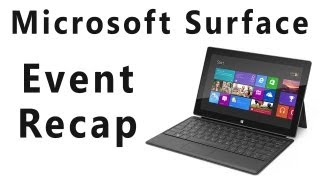 Microsoft Surface Event Recap