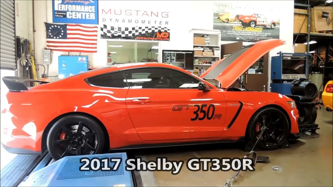 2017 Shelby Mustang GT350R E85 Dyno Tune