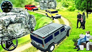 Offroad Jeep Driving Game 2020 - SUV 4x4 Uphill Red Taxi Racing - Android GamePlay screenshot 3