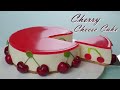 [Eng Sub] 노오븐/ 체리 치즈 케이크 만들기 / No-oven / How to make a lovely cherry cheesecake /No Bake / Recipe