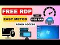 How To Make Windows Free RDP In 2025 ✅| #howtocreaterdpforfree