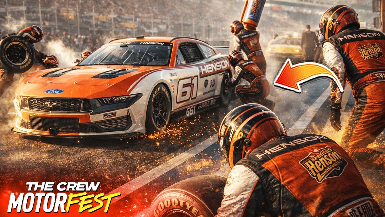 CREW MOTORFEST JUST GOT COOL WITH NASCAR RACING 😱