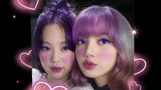 blackpink Lisa and Jennie galaxy hair color edit 💜💙🤍 #blackpink #lisa #jennie