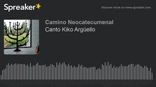 Video thumbnail of "Jacob canto Camino Neocatecumenal"