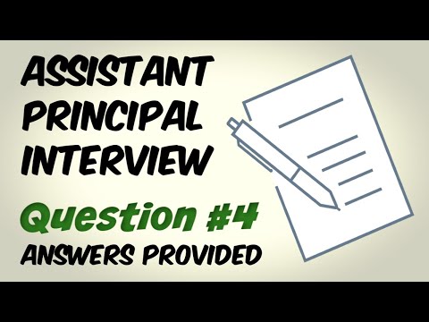 Questions D’Entretiens Pour L’Assistant Principal