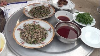 Hai Gái Bản đánh quả tiết canh Vịt Trời kinh điển || Hội Gió Quê làm cơm thượng điền