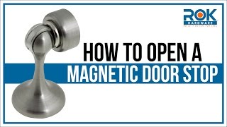 How to Open a Magnetic Door Stop by Rok Hardware & Cabinets 69,989 views 8 years ago 1 minute, 6 seconds