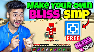 How To Make Bliss SMP in Aternos | Bliss SMP / Pearl SMP / Gem SMP 😍 | Hindi Tutorial 😁