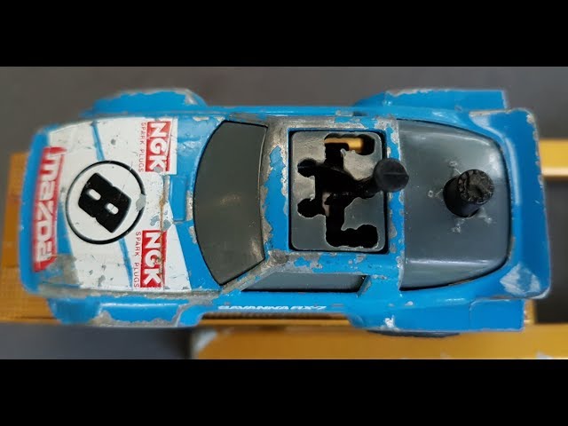 vintage Matchbox Trickshifters RX7 & Pace Car Turbo demonstration