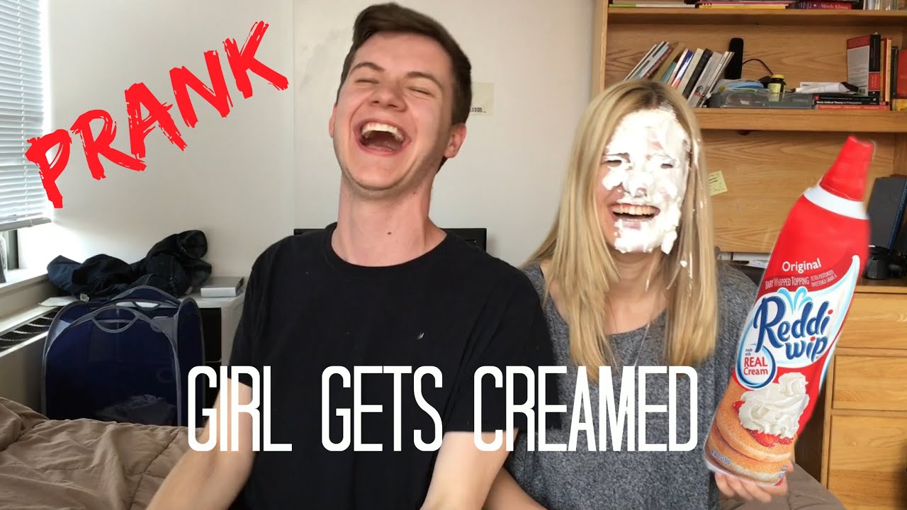 Girl Gets Creamed Prank Youtube 