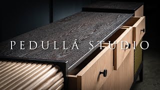 WOODWORKING  Building an Oak Cabinet with a Sliding Tambour Door