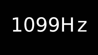 Speaker Sound Test 1099Hz