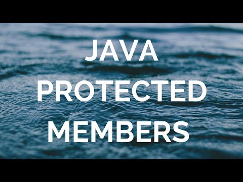 java protected members (manohar academy)
