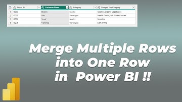Combine / Merge Rows based on ID column using power Query in Power BI | MiTutorials