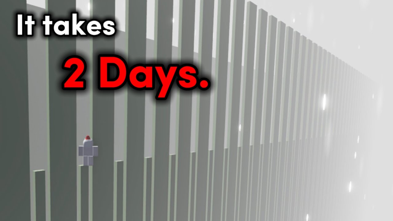 This ROBLOX Obby Takes 2 Days To Beat...