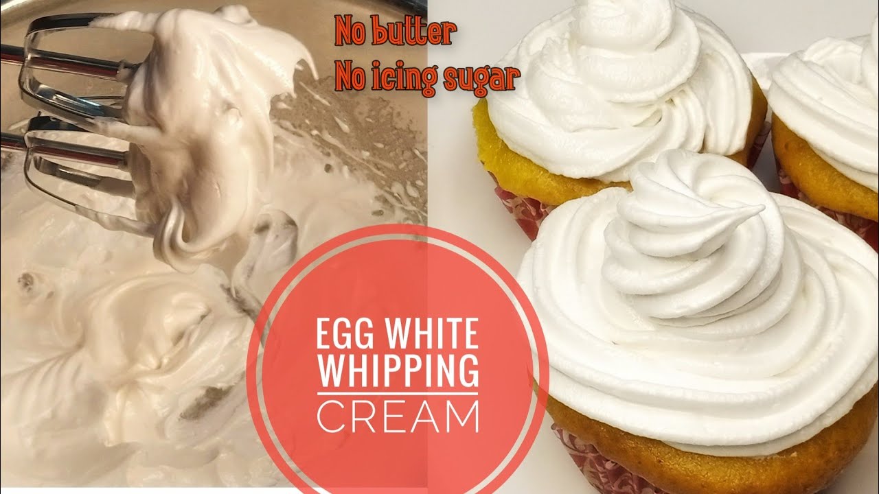 How to make egg white whipping cream YouTube