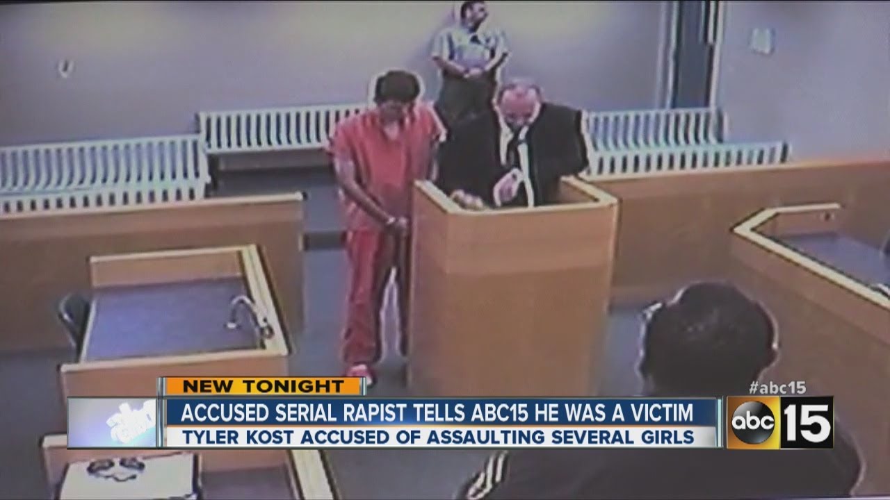Accused serial rapist tells ABC15 he was a victim - YouTube