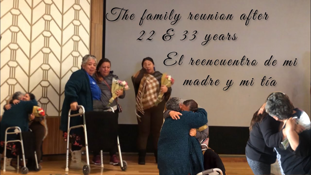 The family reunion after 22 & 33 years - YouTube