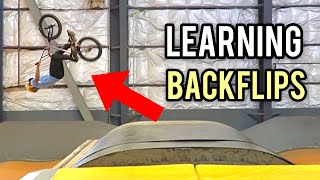 LEARNING TO BACKFLIP MY BMX (GONE WRONG)