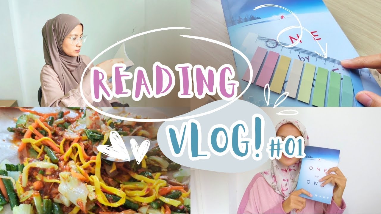 Reading vlog - Buku thriller, booktabs, lunch - YouTube