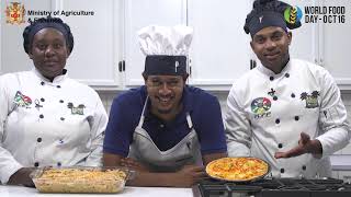 Minister of Agriculture & Fisheries, Hon. Floyd Green gets cooking on #WorldFoodDay 2020