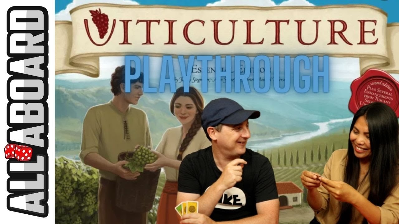 VITICULTURE | Board Game | 2-Player Playthrough | In the Grip of the Grape