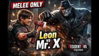 Leon vs MR X – Melee Only Boss Fight  Resident Evil Requiem