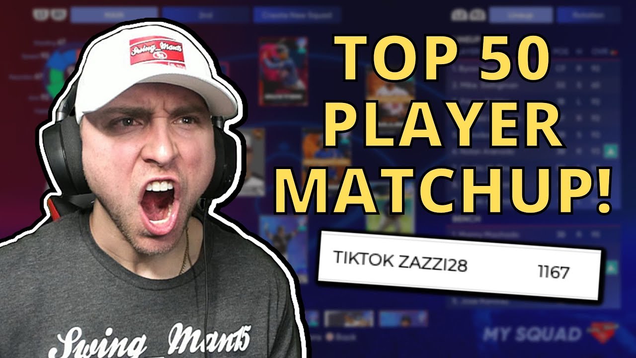 WE MATCHED UP WITH A TOP 50 PLAYER..... MLB THE SHOW 22