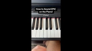 How to Sound EPIC on the Piano! (Easy Tutorial)