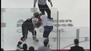 Gregory Campbell Vs Daniel Carcillo Mar 26, 2009