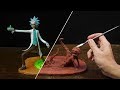 Sculpting RICK & MORTY | Diorama Timelapse