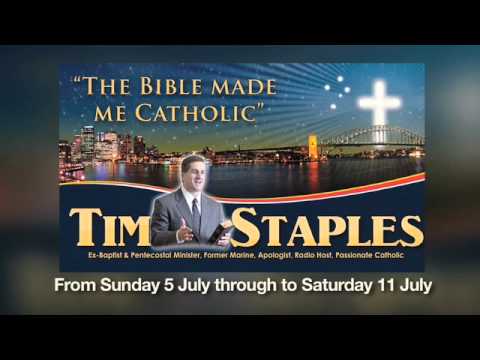 Tim Staples "The Bible Made Me Catholic" Sydney Tour Promo Video