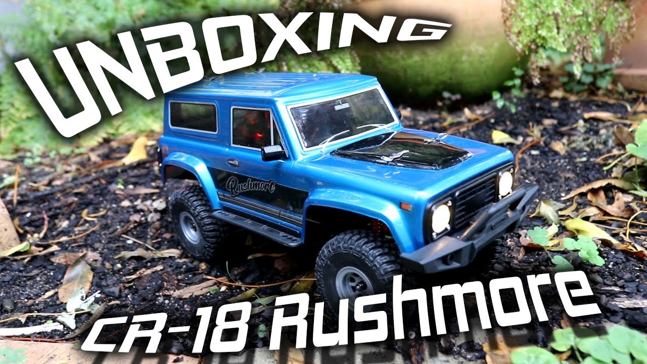 Unboxing: Hobby Plus 1/18 Rushmore CR18 Rock Crawler First Drive- Small size, huge fun!