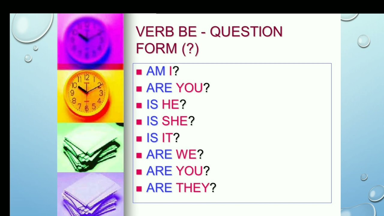 Use the words and form questions. Verb to be вопрос. To be вопросы. Am is are вопросы. Verb to be question form.