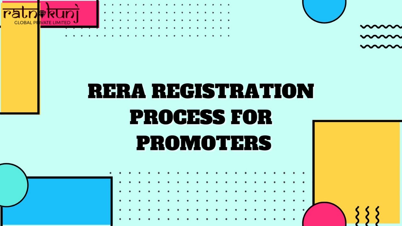 RERA Registration Process For Promoters How to register for RERA