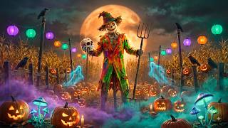 Haunted Cornfield with Halloween Ambience 2026 🎃 Happy Halloween Party 🎉 Halloween Music Mix