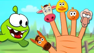 Animals Finger Family Song | Nursery Rhymes Songs | Learn With Om Nom