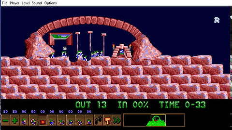 Lemmini - Lemmings Custom Level - Stop Right Here!