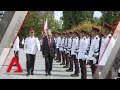 Malaysia’s Mahathir Mohamad arrives at the Istana in Singapore