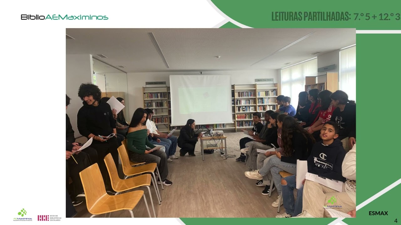 Leituras Partilhadas: 7.º 5 + 12.º 3