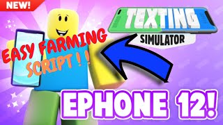 Texting Simulator Script | Auto Text | Auto Farm | Money And Diamonds
