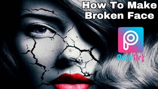 Broken Face PicsArt || How To Make Broken Face || PicsArt Tutorial screenshot 4