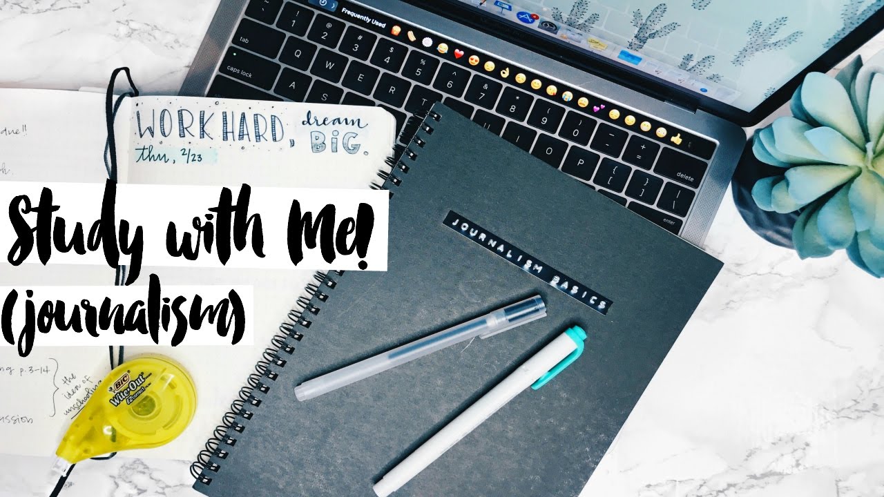 Study with Me | Journalism beautycon