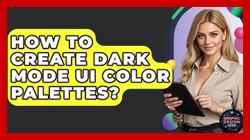 How To Create Dark Mode UI Color Palettes? - Graphic Design Nerd