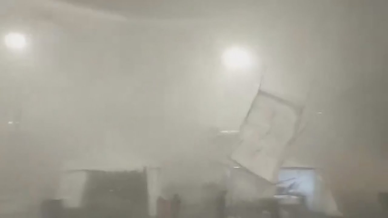 'Reventón húmedo', la tormenta que sorprendió a los vecinos de Valdemoro