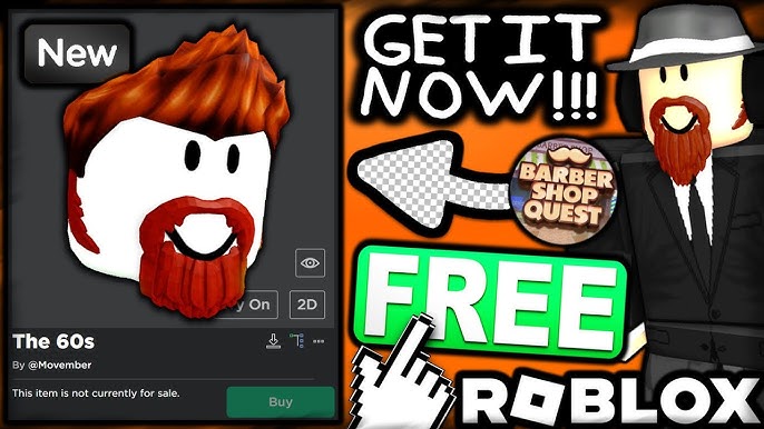 How to get all free Movember items in Roblox - Pro Game Guides