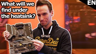 New MSI X570 Mainboard - They recommended not to remove the Heatsink - so we did it :D