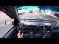 POV driving Ford Sierra 1991 MK3