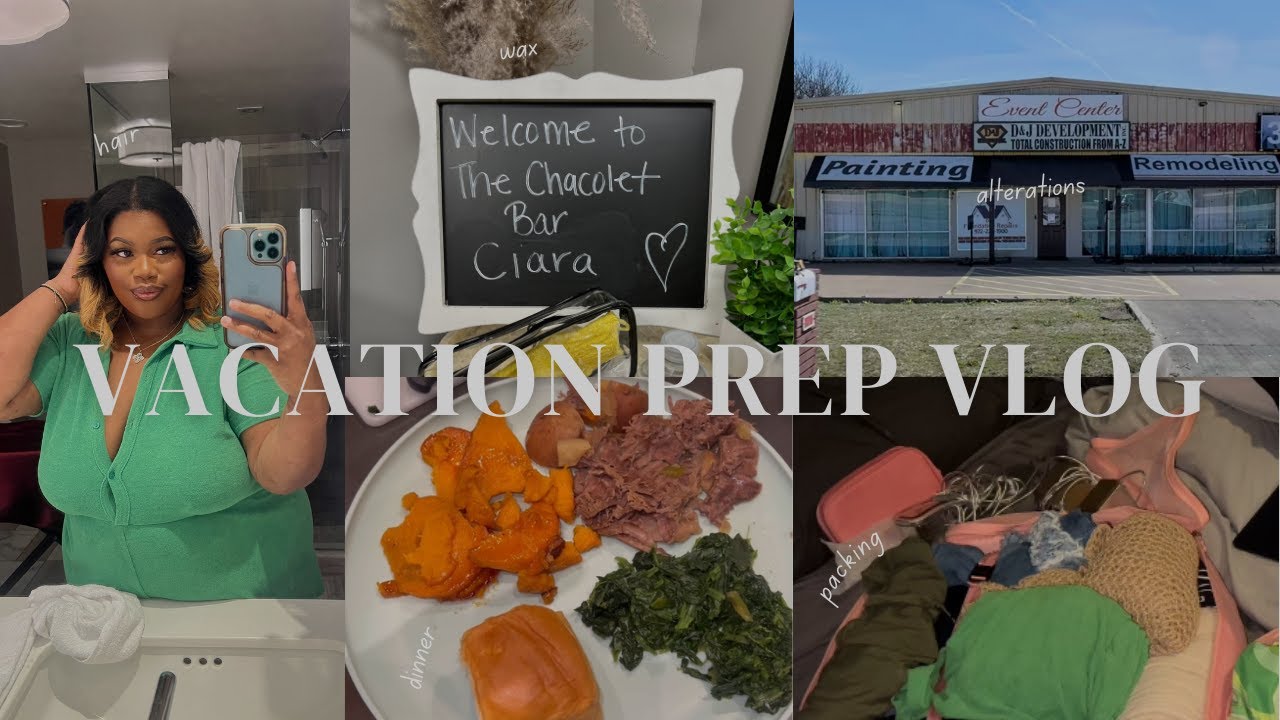 VACATION PREP VLOG | Pack and prep with me for Vegas - YouTube