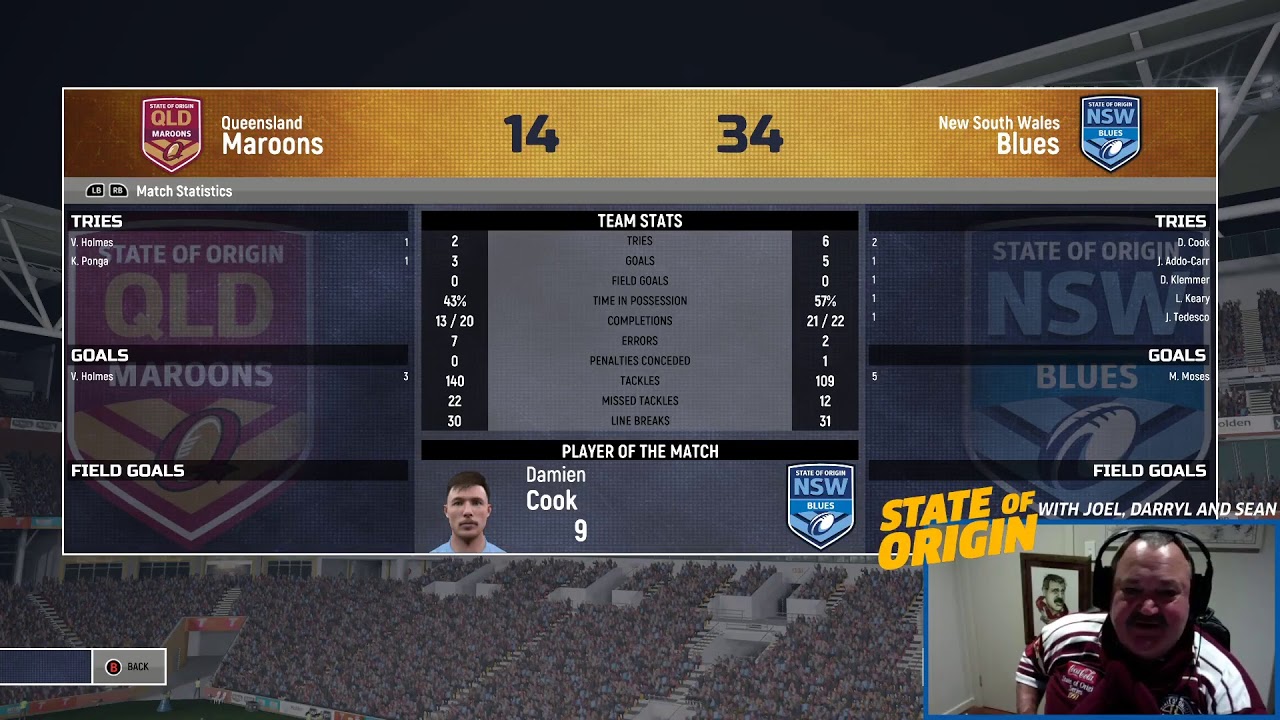 SportsBet State of Origin QLD vs NSW YouTube